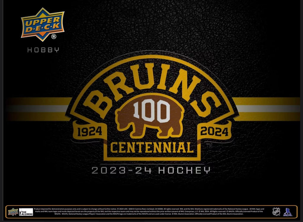 2023/24 Upper Deck Boston Bruins Centennial Hockey Hobby Box