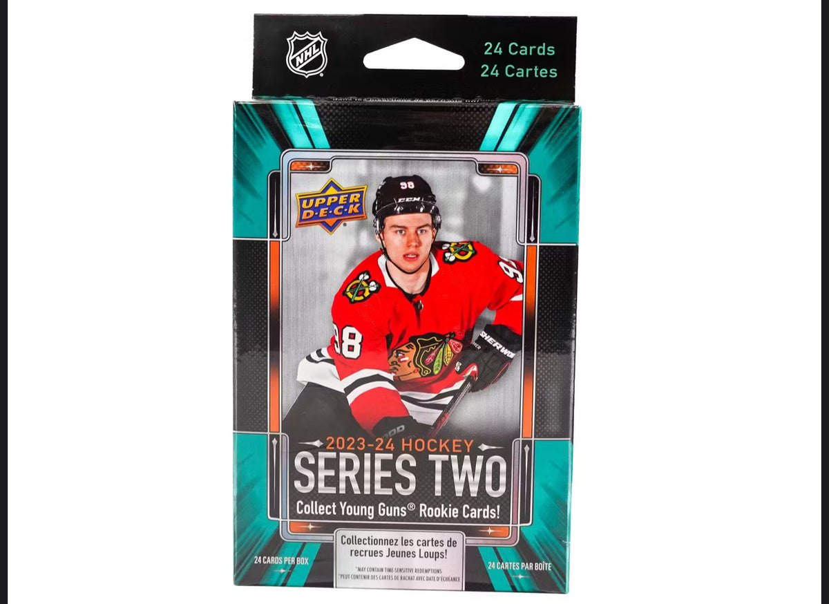 2023-24 Upper Deck Series 2 Hockey Hanger Box